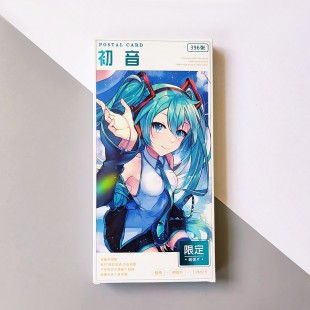 Поштові листівки + набір наліпок Вокалоїд Хацуне Міку (Hatsune Miku, Vocaloid)