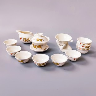Чайний набір на 14 предметів "Золотий дракон"